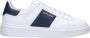 Woolrich Witte Platte Sneakers Trendy Leer White Heren - Thumbnail 1
