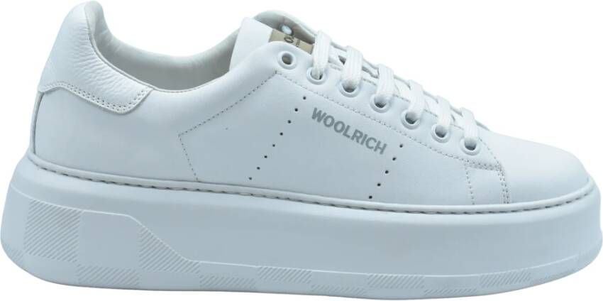 Woolrich Witte Veterschoenen voor Vrouwen