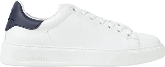 Woolrich Leren Sneakers met Lage Schacht