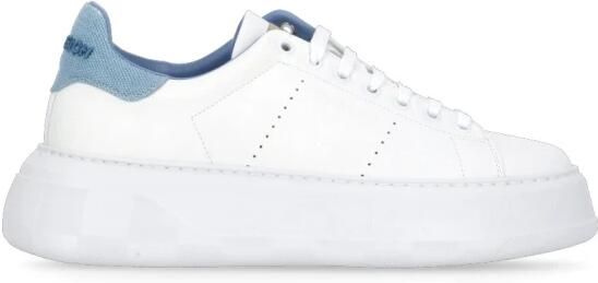 Woolrich Leren Sneakers met Logo Detail