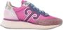 Wushu Ruyi Geborduurd Logo Suède Sneakers Multicolor Dames - Thumbnail 1