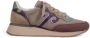 Wushu Ruyi Nylon Suede Sneakers Dames Herfst Winter Collectie Multicolor Dames - Thumbnail 7
