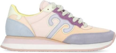 Wushu Ruyi Fabric Leather Sneakers