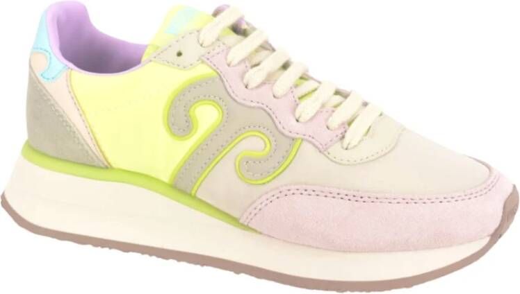 Wushu Ruyi Roos Taupe L.Groen Runner N. Multicolor Dames