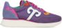 Wushu Ruyi Stijlvolle leren sneakers met 4 cm hak Purple Dames - Thumbnail 9