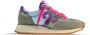 Wushu Ruyi Sportieve Suède Sneakers met Comfortabele Demping Multicolor Dames - Thumbnail 1
