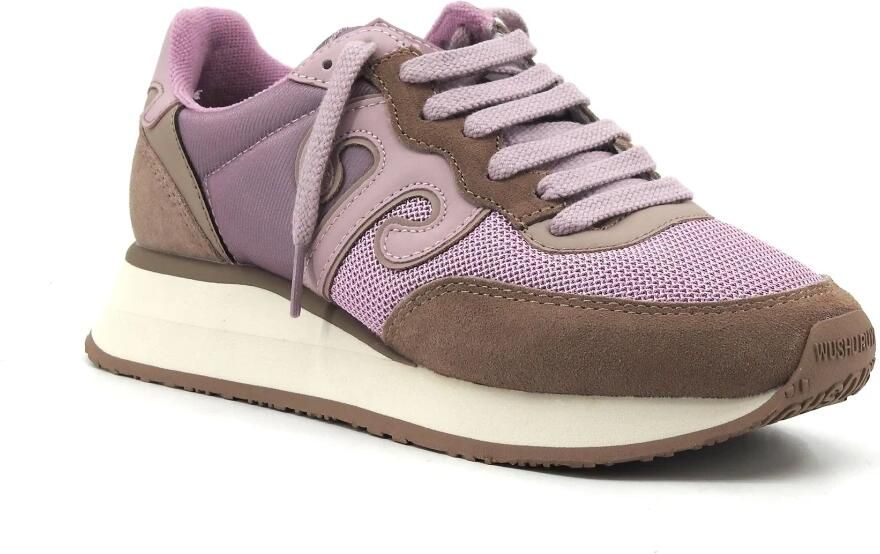 Wushu Ruyi Lila Veterschoenen Elegante Sneakers Multicolor Dames - Foto 2