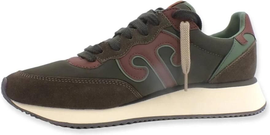Wushu Ruyi Militair Groene Wushu Master Sneaker Brown Heren