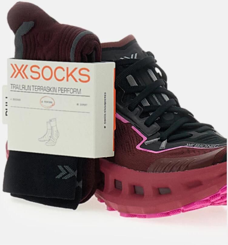 X-BIONIC Terraskin X03 Trailrunningschoenen rood pink - Foto 5