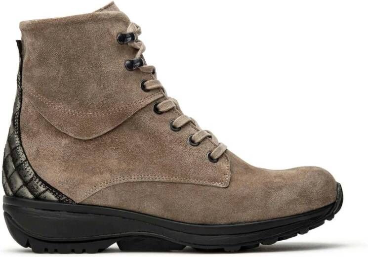 Xsensible 30111.2 Milton Taupe Combi G-Wijdte Veter boots - Foto 2