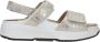 Xsensible Stretchwalker Xsensible Aruba 30700.5 G H White Metal-los voetbed sandaal-sandaal stretchwalker - Thumbnail 2