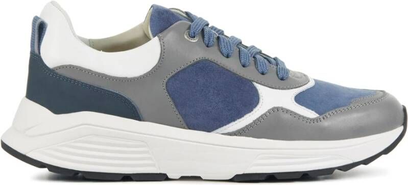 Xsensible Blauw Combi Sneakers Multicolor Heren