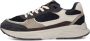 XSENSIBLE Lage Sneakers hattan Maat: 45 Materiaal: Leer Kleur: Blauw - Thumbnail 2