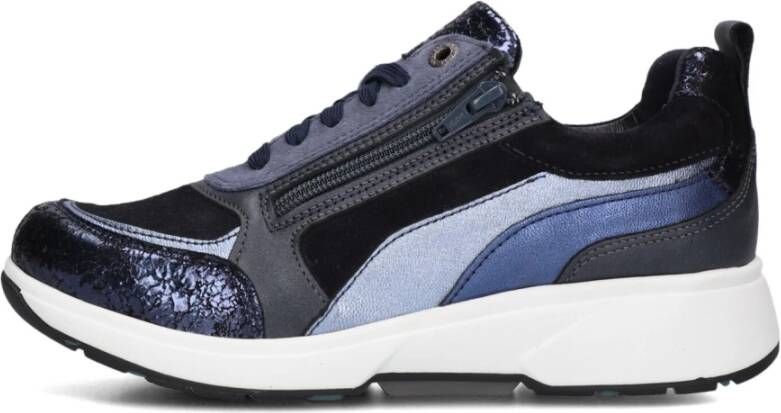 Xsensible Blauwe Lage Top Dames Sneakers Valletta