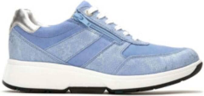 Xsensible 30201.2 Tokio Lake Blue Metal H Wijdte Veterschoenen