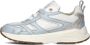 XSENSIBLE Lage Sneakers Dames Brooklyn Women Maat: 42 Materiaal: Leer Kleur: Blauw - Thumbnail 2
