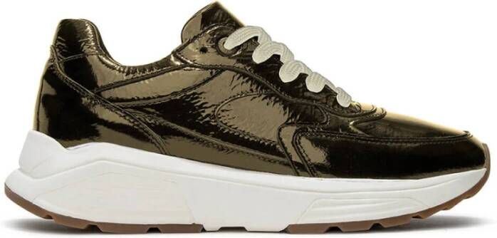 XSENSIBLE Sneakers Dames Lak G Sneaker Leer Groen - Foto 2