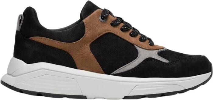 XSENSIBLE Lage Sneakers Heren Combi H Sneaker Maat: 41 Materiaal: Nubuck Kleur: Zwart - Foto 2
