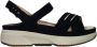 Xsensible Comfortabele Trendy Sandalen met Speciale Zool Black Dames - Thumbnail 1