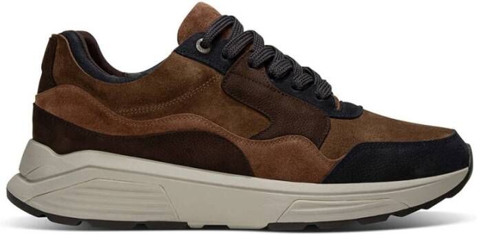Xsensible Stretchwalker Sneaker Golden Gate Men 33200.2.218 HX Blauw Bruin Combi - Foto 3