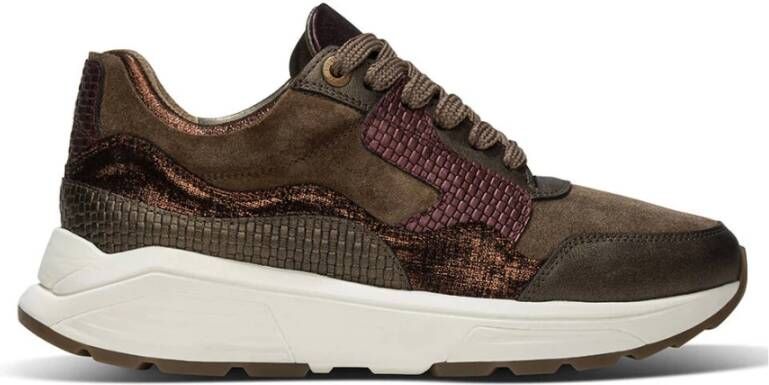 XSENSIBLE Lage Sneakers Dames Golden Gate Lady Maat: 41 Materiaal: Leer Kleur: Bruin - Foto 3