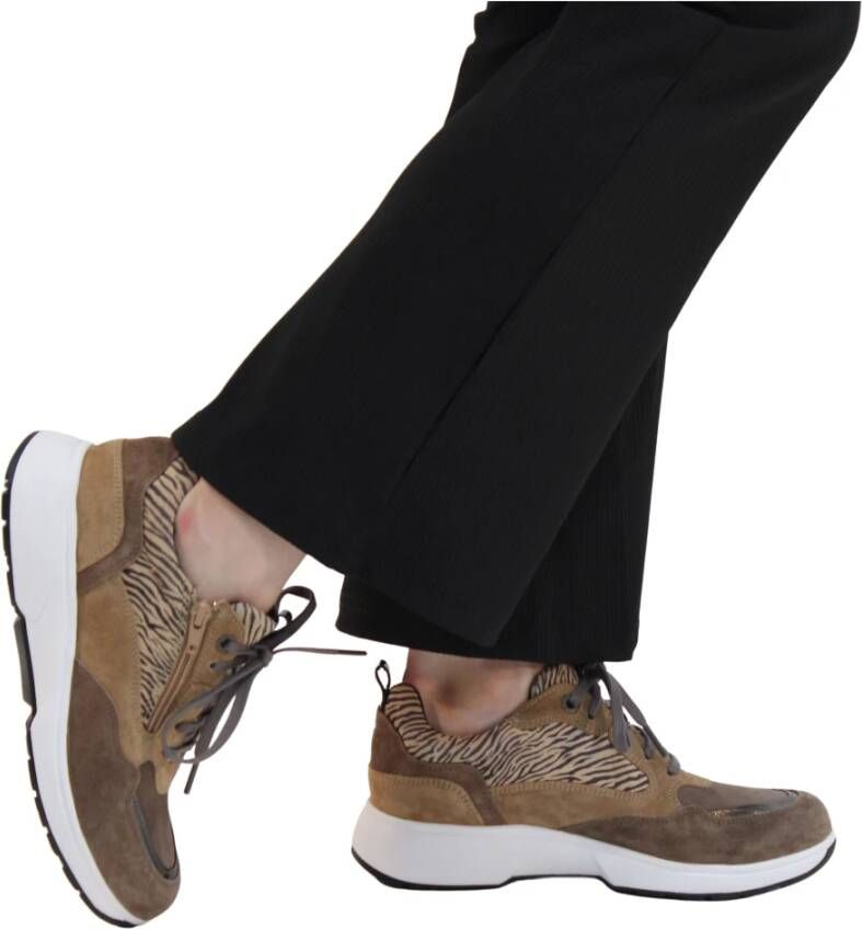 Xsensible Grenoble Sneaker Bruin Dames