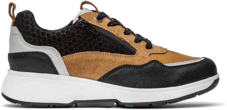 Xsensible Stretchwalker Sneaker Grenoble 30215.2.080 HX Zwart Bruin Combi - Foto 4