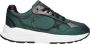 XSENSIBLE Lage Sneakers Dames Combi Met G Sneaker Maat: 43 Materiaal: Leer Kleur: Groen - Thumbnail 2