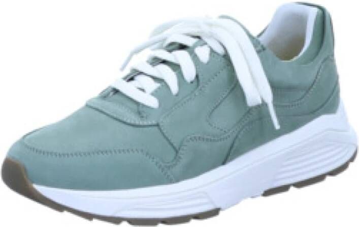 Xsensible Groene herensneaker moderne stijl