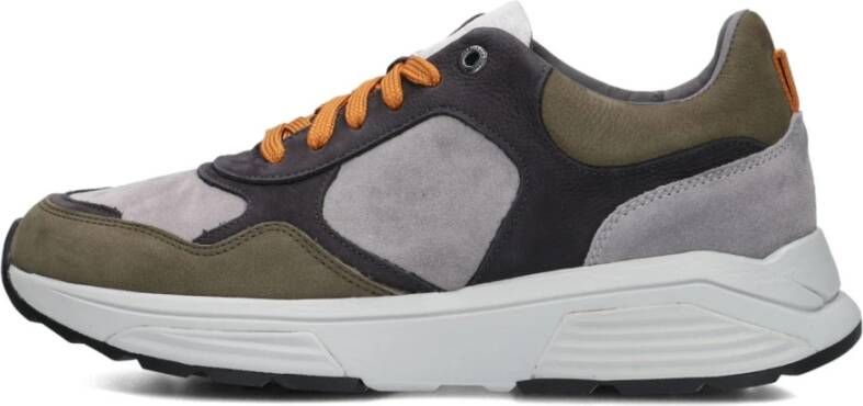 Xsensible Groene lage top heren sneakers