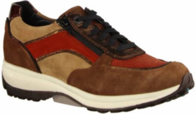 Xsensible Stretchwalker Sneaker Lucca 30112.2.321 GX Bruin Brons Combi 6½ - Foto 4