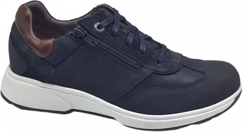 Xsensible Heren Veterschoenen 30405.2.220 Dublin Navy Donkerblauw - Foto 3