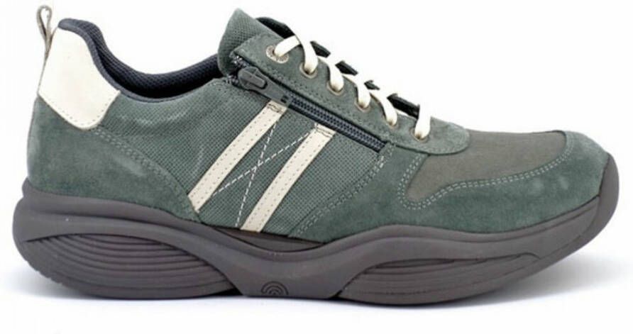 Xsensible Mannen Nubuck Lage sneakers Herenschoenen 30073.2 Groen