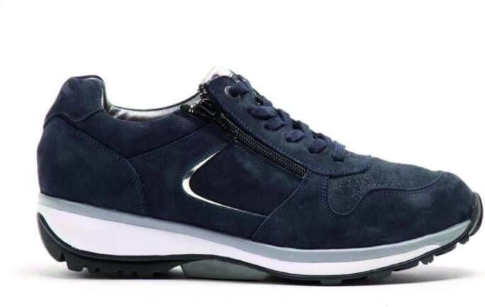 Xsensible Blauwe Sneakers met Metallic Accenten en Stretchwalker Technologie Blue Dames - Foto 2