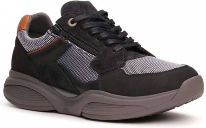 Xsensible Vrouwen Leren Lage sneakers Herenschoenen 30088.1 Blauw combi