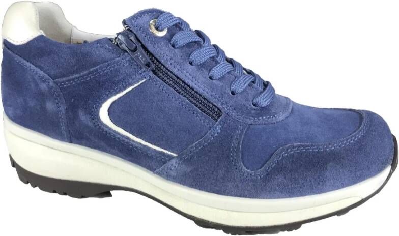 Xsensible Stijlvolle Denim Sneakers voor Vrouwen Blue Dames