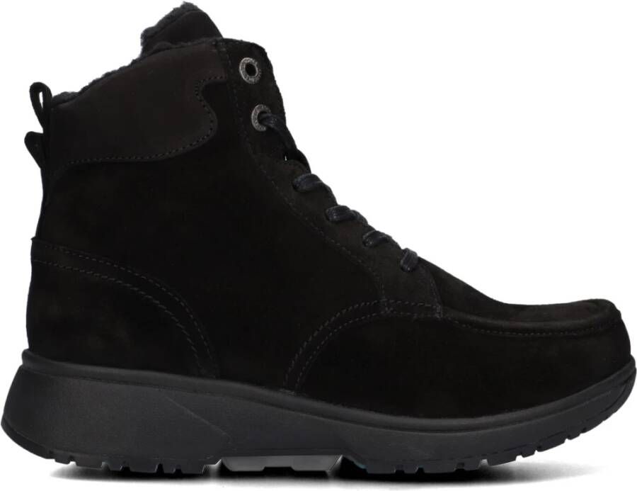 XSENSIBLE Veterboots Dames Sue H Sneaker Vacht Maat: 42 Materiaal: Suède Kleur: Zwart