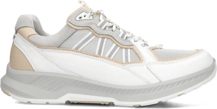 Xsensible Witte Leren Sneakers voor Dames Multicolor Heren