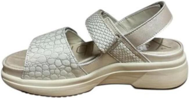 XSENSIBLE Sandalen met Hak Dames Aruba Leer Beige - Foto 5