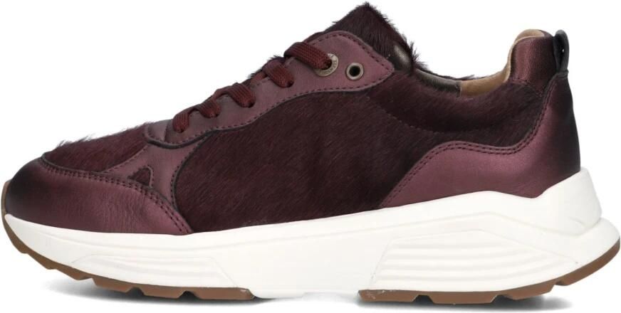 XSENSIBLE Lage Sneakers Dames Chain Ponyhair Rood - Foto 3