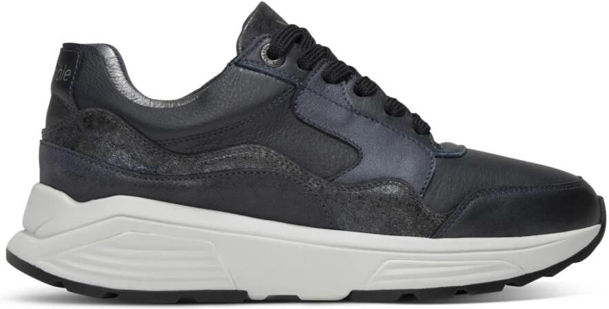 XSENSIBLE Lage Sneakers Golden Gate Suède Blauw - Foto 2