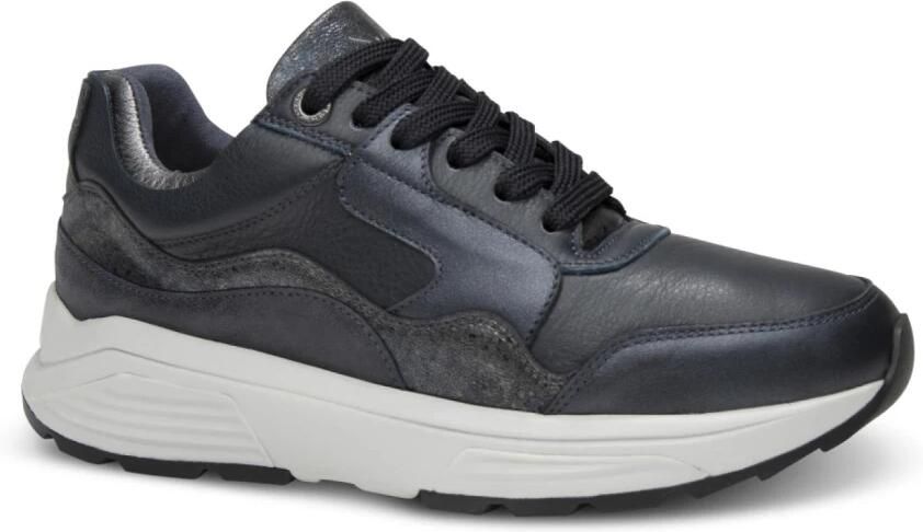 XSENSIBLE Lage Sneakers Golden Gate Suède Blauw - Foto 3