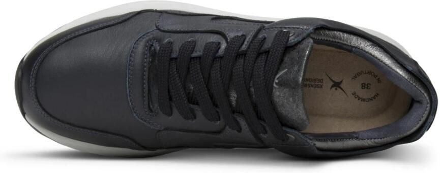 XSENSIBLE Lage Sneakers Golden Gate Suède Blauw - Foto 7