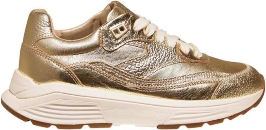 XSENSIBLE Lage Sneakers Dames Liberty Leer Goudkleurig - Foto 2