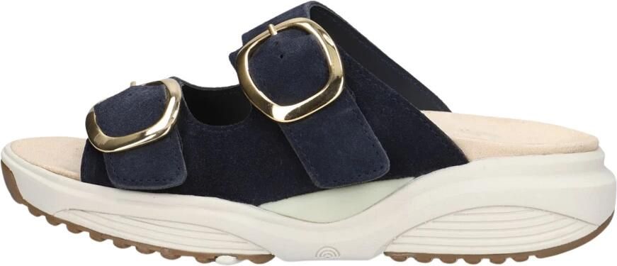 XSENSIBLE Slippers Dames Mykonos Maat: 41 Materiaal: Suède Kleur: Blauw