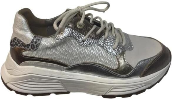 XSENSIBLE Lage Sneakers Dames Rainbow Leer Beige - Foto 4