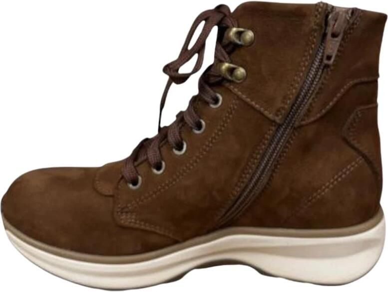 Xsensible Romagna leren veterboots met slangenprint - Foto 2