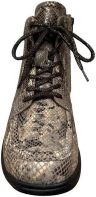 Xsensible Romagna leren veterboots met slangenprint - Foto 7