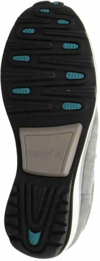 Xsensible Stretchwalker Dames Sneakers in Suede (Groen) - Foto 5