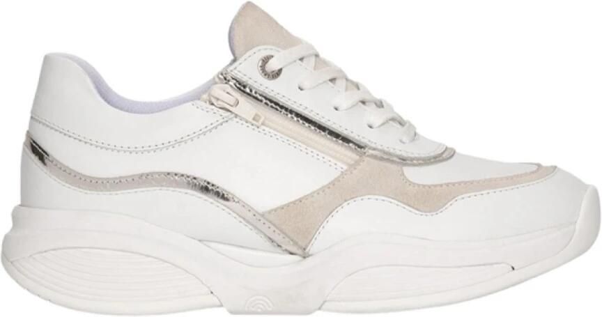 Xsensible Vrouwen Leren Lage sneakers Damesschoenen 30085.3 SWX11 Wit
